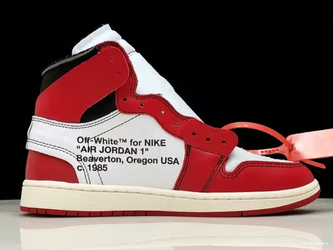 One Kick Retro Ten Off-White AA3834-101 Jordan Chicago The 1 Air 0606